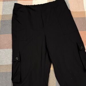 Stylish Black Women's Cargo Pants